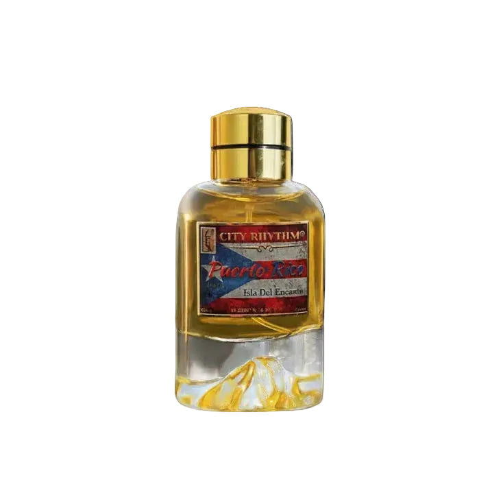 City Rhythm Puerto Rico fragrance decant sample 1ml – pineapple, coconut, rum, vanilla
